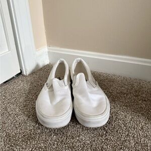 Classic White Slip-On Vans